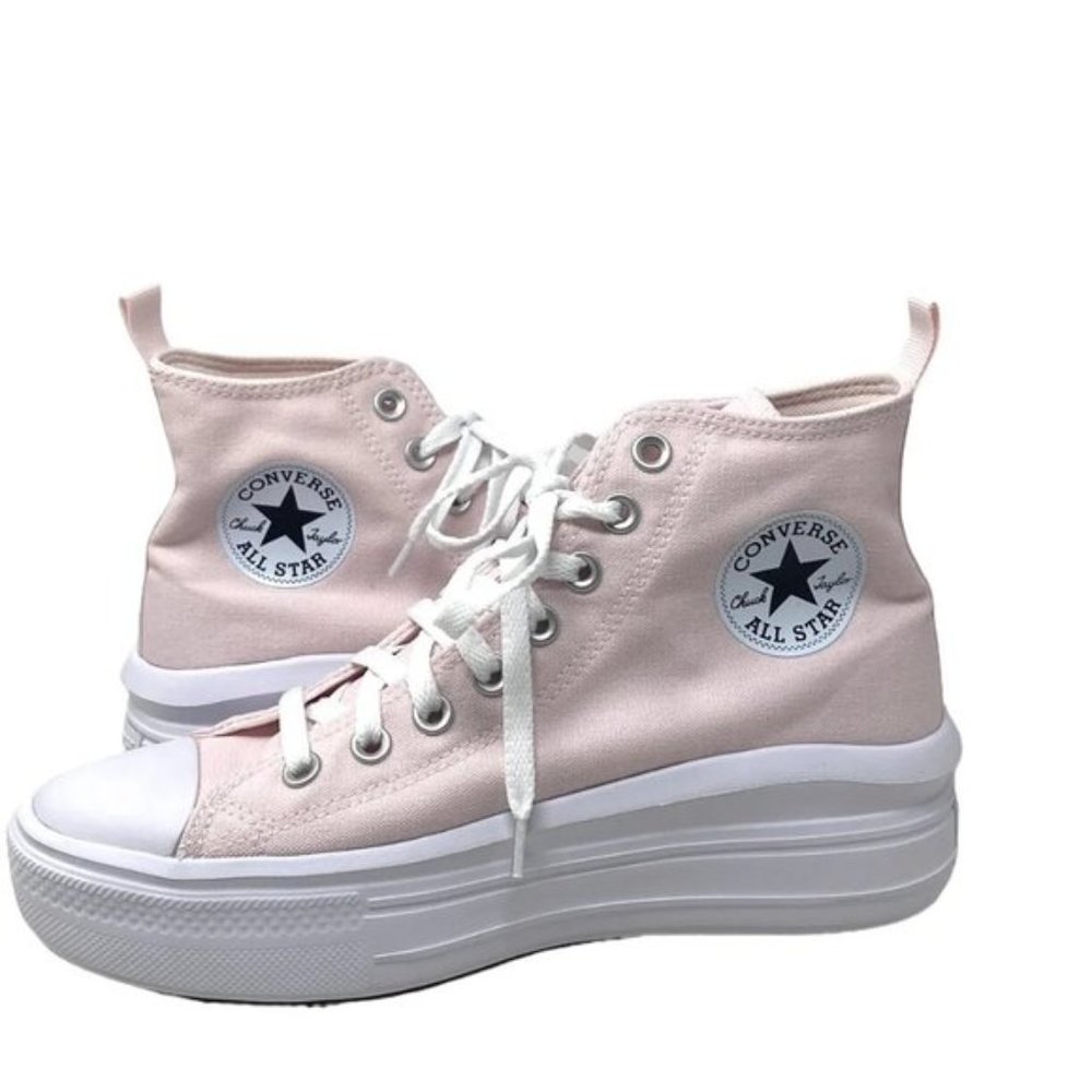 Converse Chuck Taylor Move Platform Shoes Kid Women Canvas Pink Sneakers A03629C - Picture 2 of 5